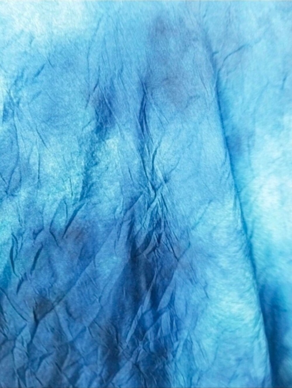 Free People Skirt Martine Flirt Tie Dye Mini A-LINE Blue Size 12 NEW Bohemian - Picture 5 of 8